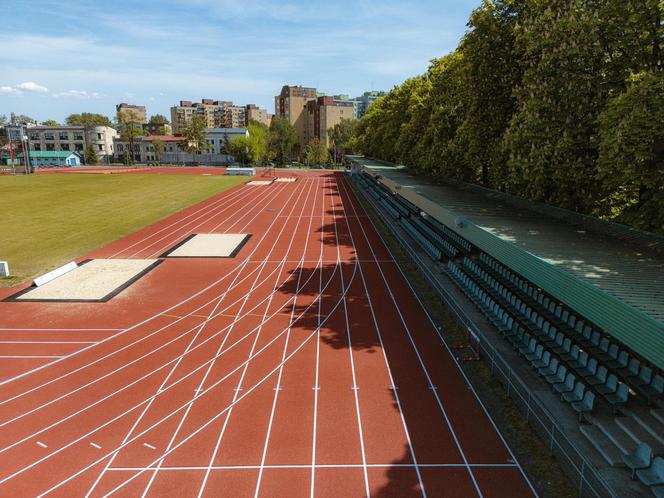 Stadion lekkoatletyczny w Sosnowcu po remoncie