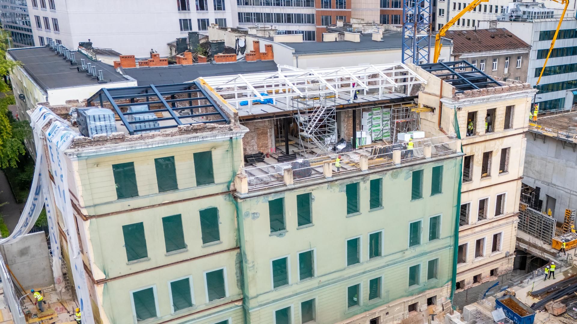 Budowa Muzeum Getta Warszawskiego - nowe zdjęcia! Sierpień 2025 rok