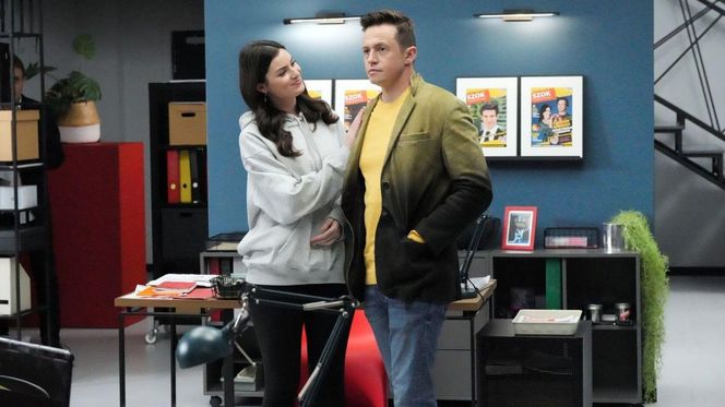 Barwy szczęścia odc. 3186. Weronika (Maria Świłpa), Błażej Modrzycki (Piotr Ligienza)