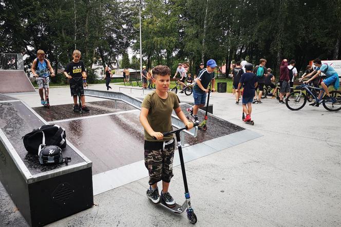 Skatepark w dzielnicy Wesoła, który powstał w ramach Mysłowickiego Budżetu Obywatelskiego