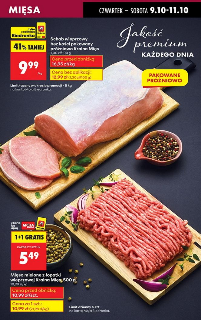 Promocje na weekend w Biedronce
