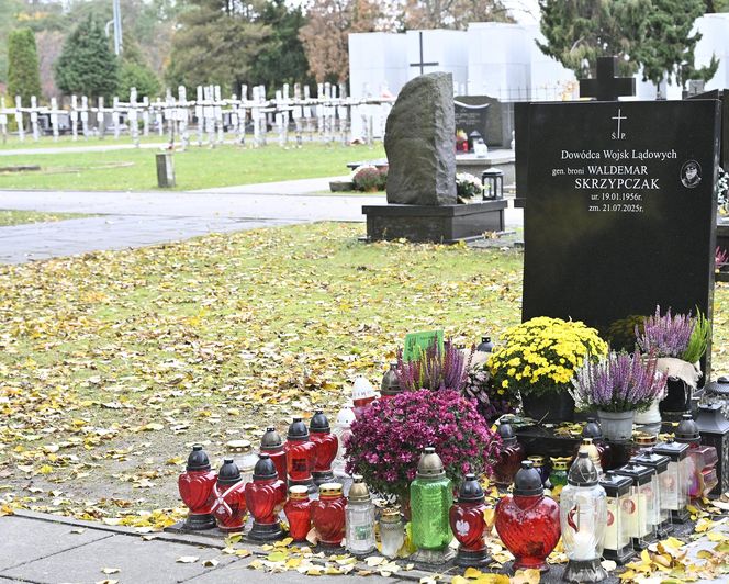 Oto grób gen. Waldemara Skrzypczaka