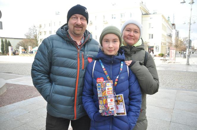 Katarzyna Nikitsina z rodzicami: Ivanem i Aleną.