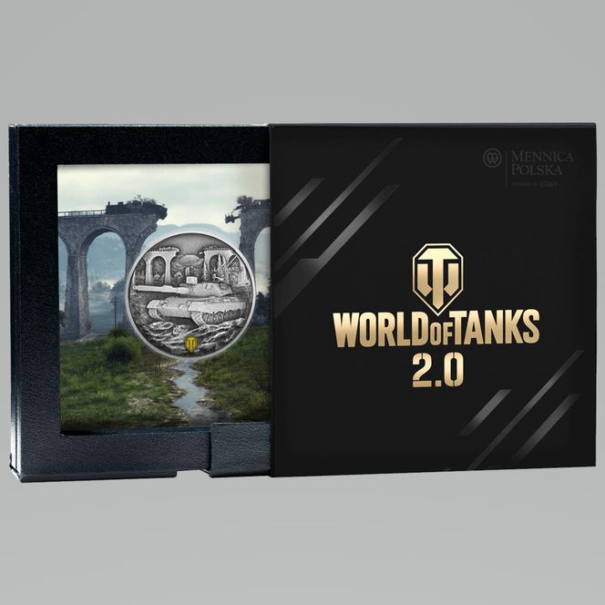 Pierwsza na świecie licencjonowana moneta dla fanów gry „World of Tanks”. Mennica Polska i Wargaming łączą siły