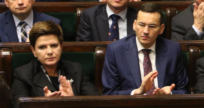 Beata Szydło i Mateusz Morawiecki