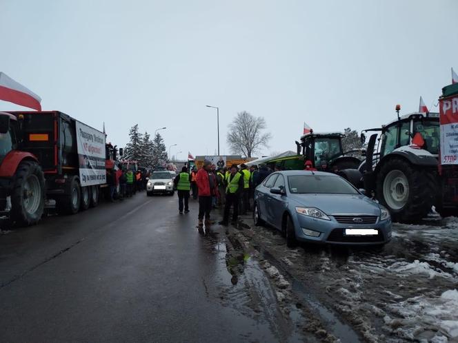 Protest rolników w Hrubieszowie - 9 lutego 2024