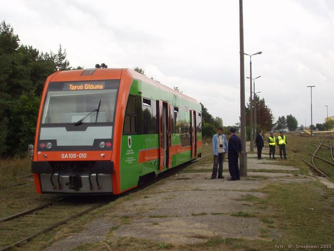 Dworzec Toruń Północny - lata 2005, 2013 i obecnie