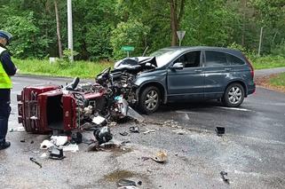 Tragiczny finał wypadku motocyklisty. Nie żyje 52-latek