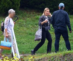 Zakupy Marty Nawrockiej pod okiem ochroniarza