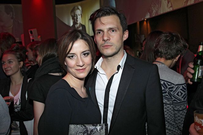 Maja Ostaszewska z partnerem