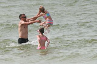 Sławomir Peszko na plaży