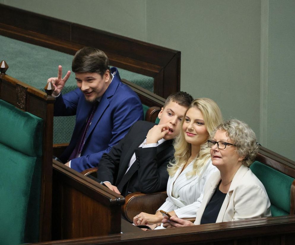 Rodzina Karola Nawrockiego na zaprzysiężeniu 