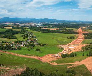 Autostrada D11 w Czechach - zdjęcia z budowy - sierpień 2025
