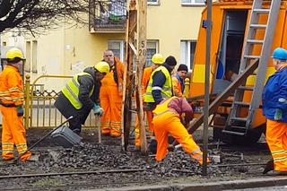 Wykolejenie tramwaju na ul. Dubois