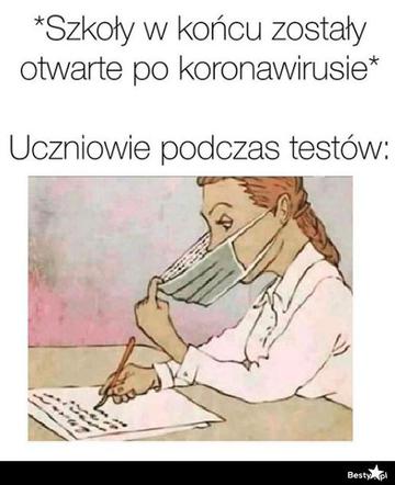 Memy o szkole 2020. Nauka u dobie koronawirusa. Żarty z nowej sytuacji 