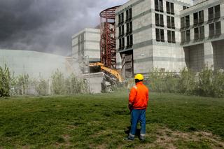 Trwa wyburzanie szkieletora