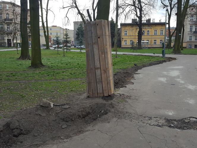 Zmiany w Parku Kościuszki w Lesznie