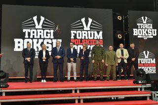 Andrzej Gołota na otwarciu V Forum Polskiego Boksu w Kielcach