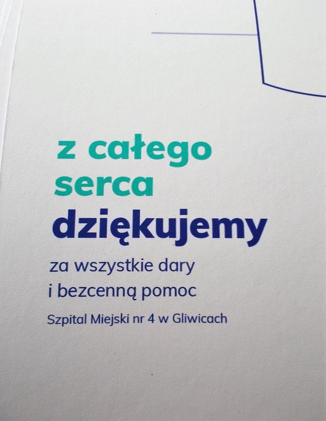 Wzruszający gest lekarzy z Gliwic! Tak podziękowali swoim darczyńcom [ZDJĘCIA]