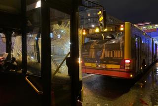 Zderzenie dwóch autobusów na Trasie Łazienkowskiej 