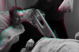 Barwy szczęścia na planie: Bruno (Lesław Żurek), Karolina (Marta Dąbrowska)