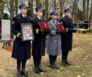 Przejmujący pogrzeb strażaka, który zginął podczas obławy na Grzegorza Borysa