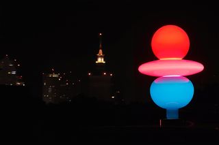 Rzeźby świetlne - Michał Korchowiec