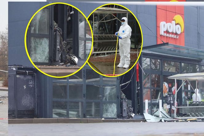 Huk, chaos i... pusta kasa! Złodzieje wysadzili bankomat i uciekli bez łupu!