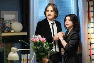 M jak miłość odc. 1716. Basia (Gabriela Raczyńska), Jasiek (Stanisław Dusza)