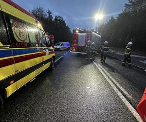 Tragiczny wypadek na DK 10 w Przyłubiu! Nie żyje jedna osoba, a kilka zostało rannych [ZDJĘCIA]