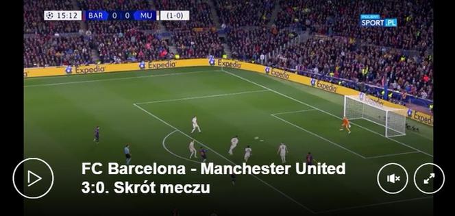 FC Barcelona - Manchester United SKRÓT