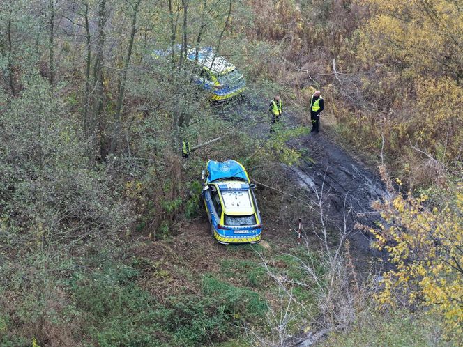 Pościg i wypadek w Pęcicach