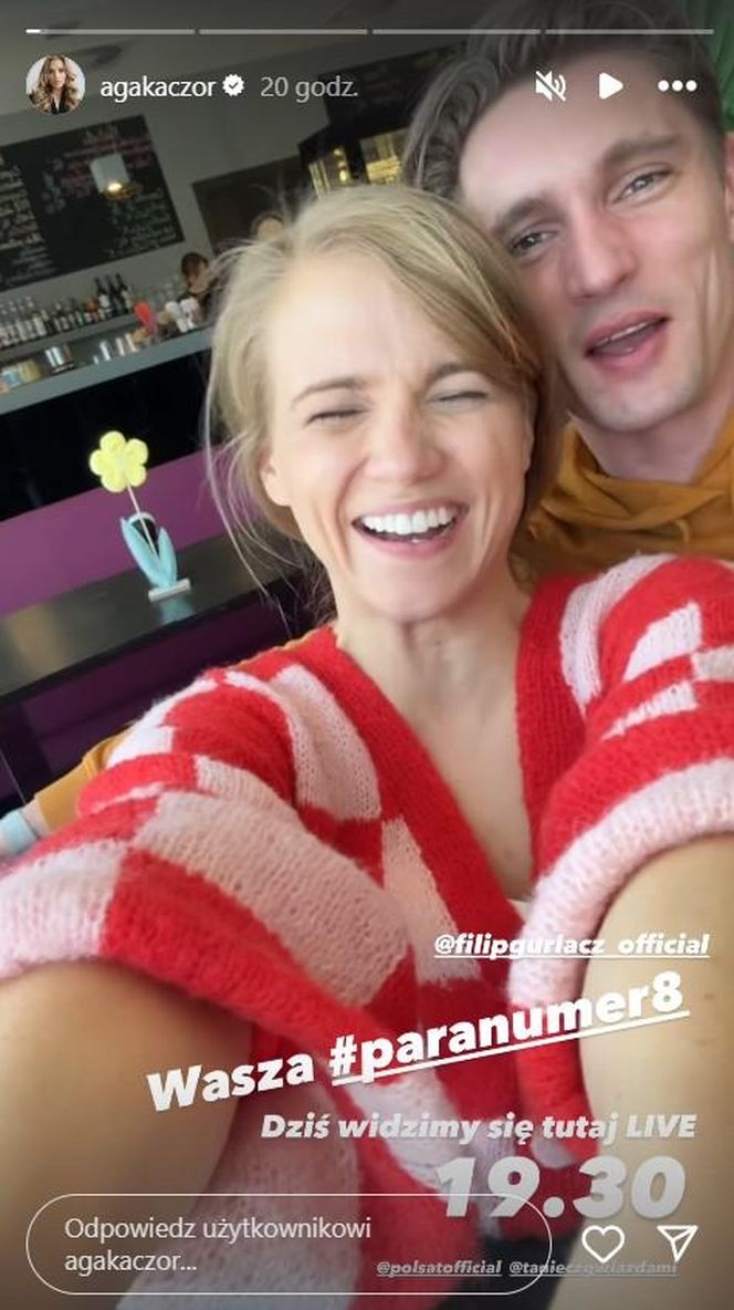 Agnieszka Kaczorowska, Filip Gurłacz
