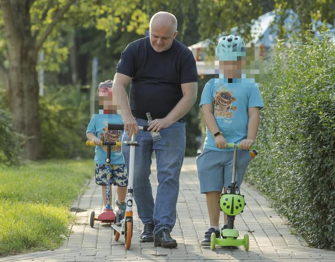 Paweł Kowal z siostrzeńcami