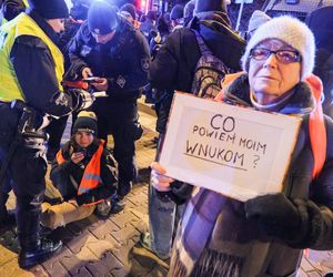 Blokada Ostatniego Pokolenia na Wisłostradzie (13.12.2024)