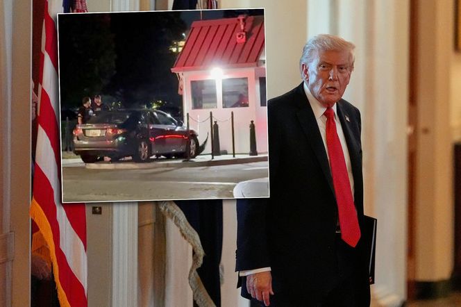 Panika pod Białym Domem. Auto sforsowało bramę. W budynku był Donald Trump!