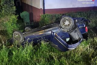 Śląsk: Dachował podczas wyprzedzania. Wyczołgał się z auta i zaczął uciekać! Powód szokuje