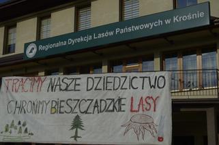Blokada siedziby lasów państwowych
