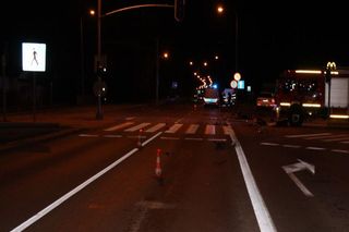 Pijani Ukraińcy rozbili się na skrzyżowaniu. Chwile grozy w Wejherowie