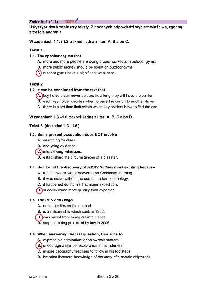 Matura 2025 angielski rozszerzony: ODPOWIEDZI do wszystkich zadań, gotowe rozwiązania matury z angielskiego - Formuła 2023 [8.05.2025]