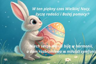 Fajne kartki wielkanocne 2025 do pobrania za darmo! Gotowe obrazki z życzeniami