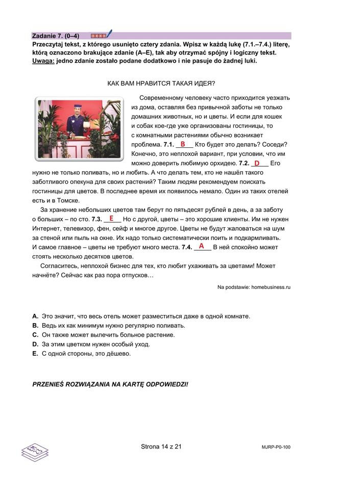 Matura 2025 rosyjski: ODPOWIEDZI do wszystkich zadań, gotowe rozwiązania matury z rosyjskiego - Formuła 2023 [7.05.2025]	