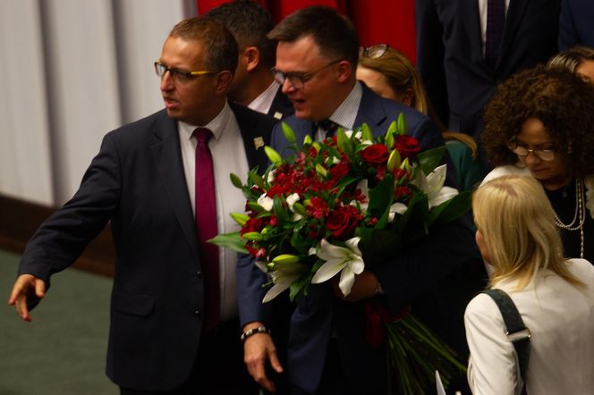 Szymon Hołownia na ostatnim posiedzeniu jako marszałek