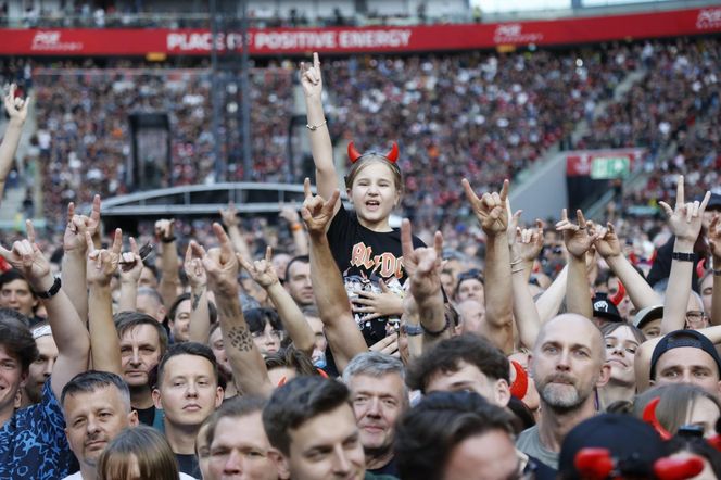 Koncert AC/DC w Warszawie (4.07.2025) - część druga. Organizatorem koncertu jest Live Nation
