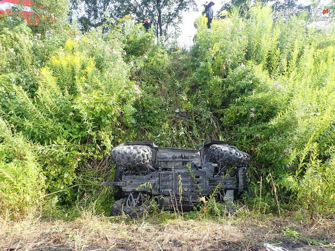 Czerwionka-Leszczyny: 18-latka zasuwała jak dzika, zjechała ze skarpy i wylądowała w rowie. Wezwano LPR