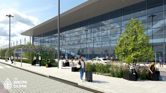Lotnisko w Pyrzowicach się zazieleni. Na betonowym parkingu pojawią się rośliny