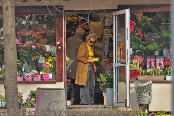 Barbara Bursztynowicz na spacerze