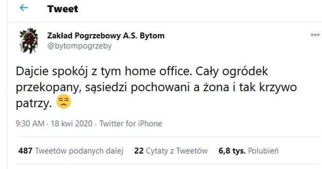 Osoby zaszczepione na COVID-19 przyjmujemy bez kolejki. Zakład Pogrzebowy A.S. Bytom znowu podbija internet zabawnymi wpisami [GALERIA]