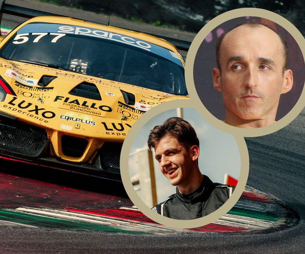 Dawid Żydlewski i Robert Kubica