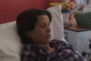 Anita Kruszewska w szpitalu